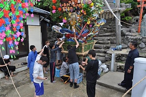 小呂島の祇園山笠行事
