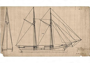 旧市川造船所資料（船舶設計図面）