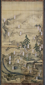 絹本著色白山曼荼羅図