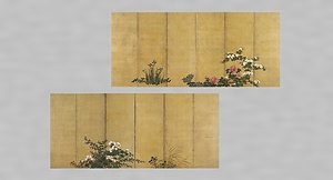 四季草花図(※仮題)