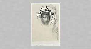 ｢聖アントワーヌの誘惑｣第三集　ⅩⅩⅣ. ついに太陽が現れる…そして、まるい太陽のただなかに、イエス・キリストの顔が光りかがやく