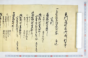 (問屋場0148）豆州三嶋町酉御成ヶ割付之事