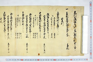 (問屋場0153）豆州三嶋組三嶋町子御成箇割付之事