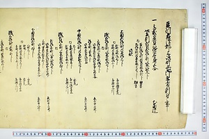 (問屋場0180）豆州君沢郡三島町丑御年貢割付之事