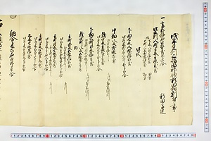 (問屋場0202）戌年豆州三嶋明神領新田畑割付之事