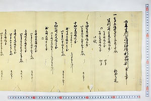 (問屋場0208）丑年豆州三嶋明神領新田畑割付之事