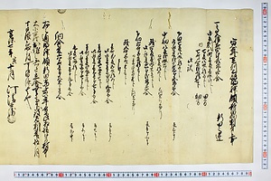 (問屋場0210）寅年豆州三嶋明神領新田畑割付之事