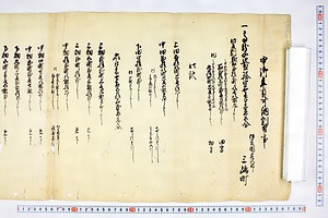 (問屋場0315）申御年貢可納割付之事