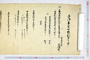 (問屋場0329）子御年貢可納割付之事