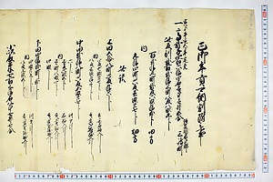 (問屋場0380）巳御年貢可納割付之事