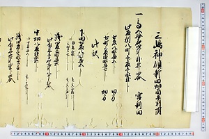 (問屋場0393）三島明神領新田畑酉年割付