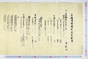 (問屋場0560）三島明神領新田亥割付