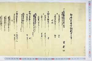 (問屋場0576）卯御年貢可納割付之事