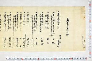 (問屋場0586）巳御年貢皆済目録
