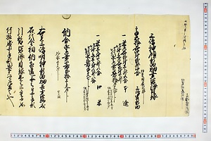 (問屋場0611）三島神領新田畑亥皆済目録