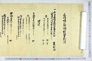 (問屋場0635）三嶋明神領新田未割付