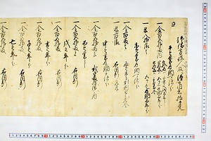 (問屋場1093）拝借方役人衆へ得御内意極候覚