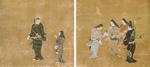 本多平八郎姿絵屏風