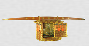 菊折枝蒔絵乗物