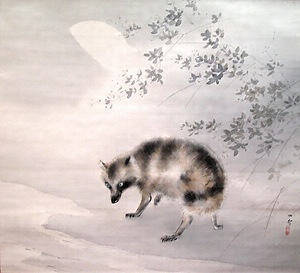 月下狸之図