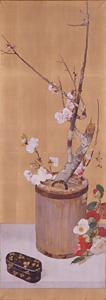 梅と椿の静物