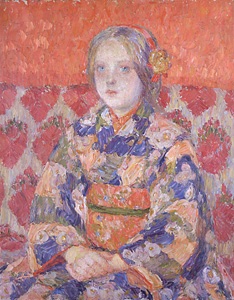 日本服を着たる白耳義の少女