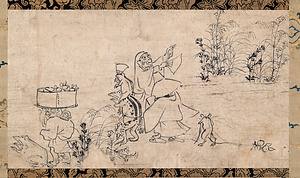 鳥獣人物戯画断簡（甲巻）