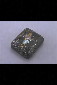 蒔絵莨入（図案・浅井忠）