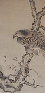 樹上鷲図（英雄独立図）