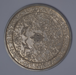 阿須賀古神宝類 唐花双鶴文鏡