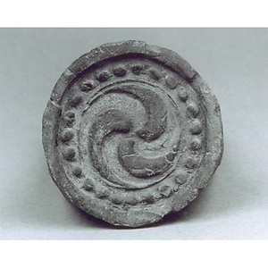 軒瓦 巴文軒丸瓦