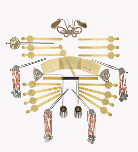 髪飾具 島原松扇太夫所用