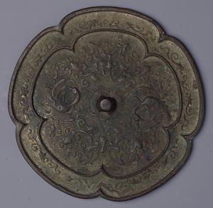 瑞花鴛鴦五花鏡