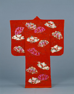花笠文様刺繍振袖