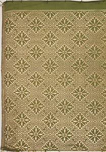 変り花菱入り花唐草斜格子文様金襴