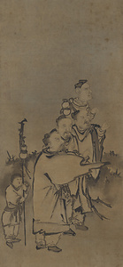 琴高仙人・群仙図