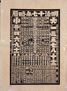 引札類 明治十七年略歴