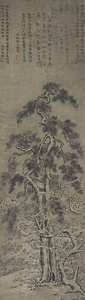 雪裡三友図