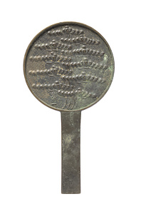 松樹柄鏡 天下一