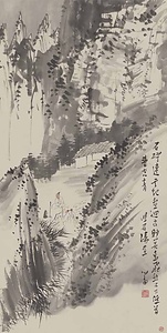 ほう石濤山水図