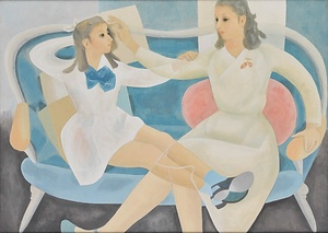 椅子による二人