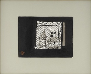 プラド美術館の窓(美の跫音挿絵)