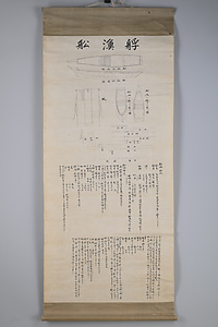 海洋センター絵画資料　60艀（はしけ）漁船