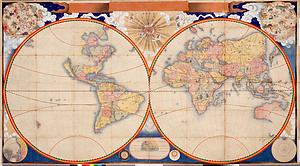 フィッセル改訂ブラウ世界図