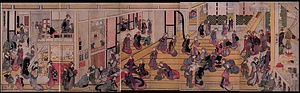 吉原楼中図