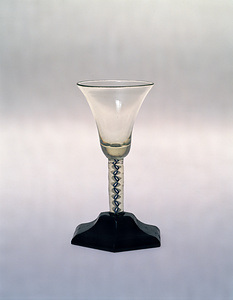 カラーツイスト脚付ガラス杯　