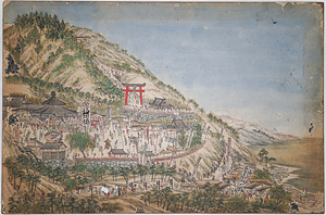 金刀比羅風景図