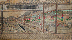 東山殿乱舞之図