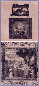 洋人曳馬 地球儀図 コロンブス謁見図