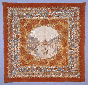 祇園山鉾図更紗